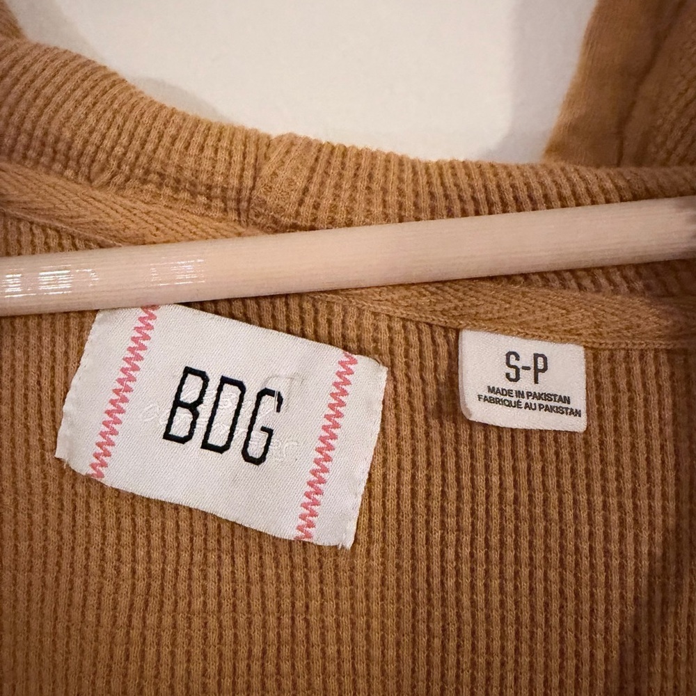 BDG Mustard Hoodie Jacket - Picture 2 of 4